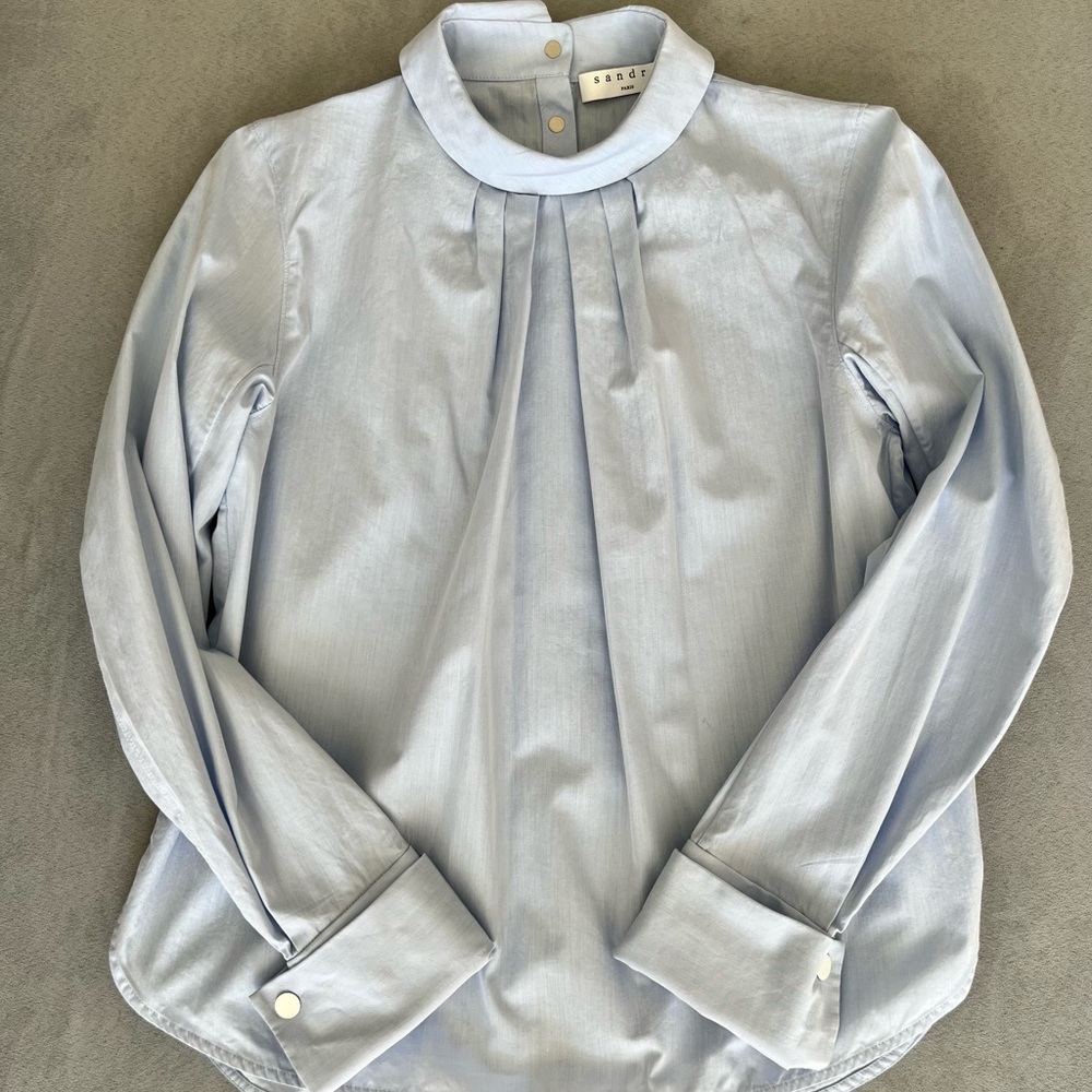 Sandro light blue shirt Size 1